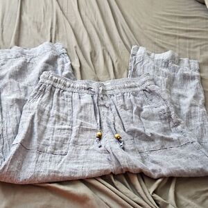 Martha Stewart Womens Wide Leg Pants‎